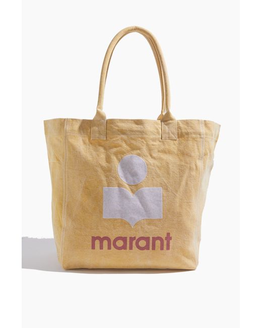 Isabel Marant Yenky Tote in Yellow Lyst