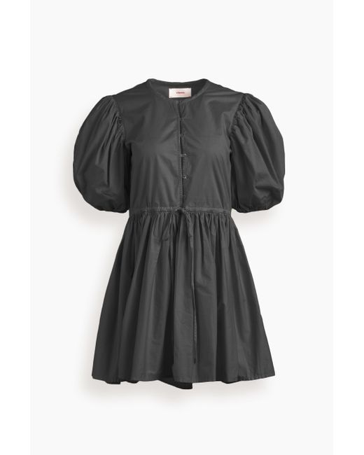Xirena Cotton Aurie Dress in Black | Lyst