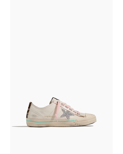 Golden Goose Women's White V-Star Sneaker