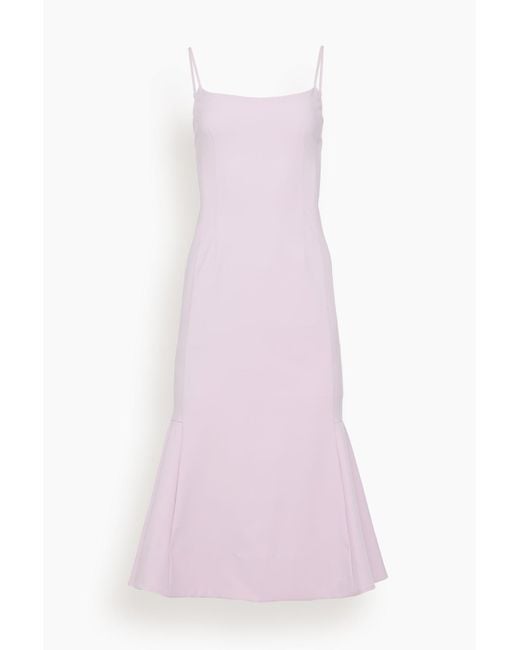 Jonathan Simkhai Pink Kimmy Sleeveless Midi Dress