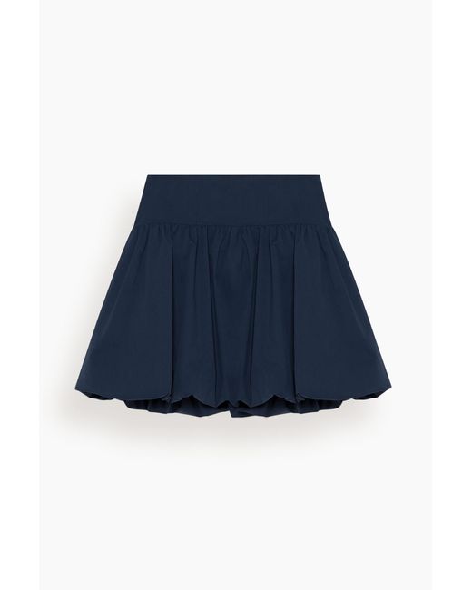 Jonathan Simkhai Blue Pippa Bubble Mini Skirt