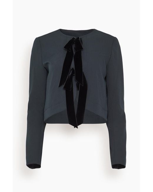 Tanya Taylor Black Viola Jacket