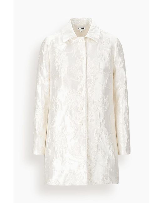 Staud White Halton Jacket