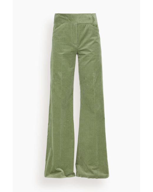 Dorothee Schumacher Green Twisted Structure Pant