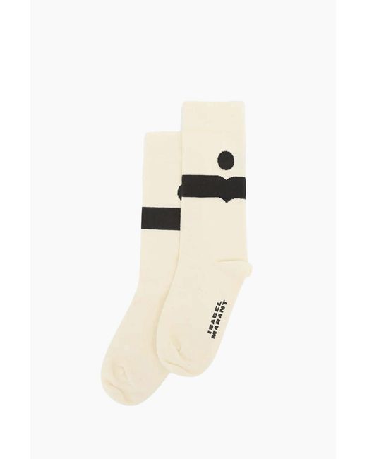 Isabel Marant White Nesson Sock
