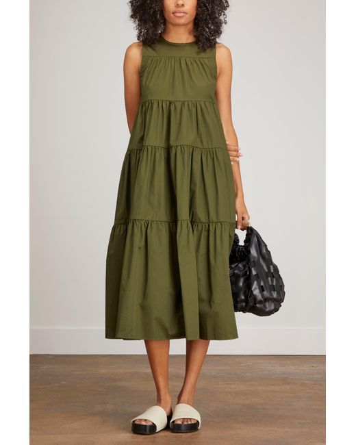 Co. Cotton Sleeveless Tiered Dress in 