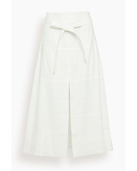 Tanya Taylor White Hudson Skirt