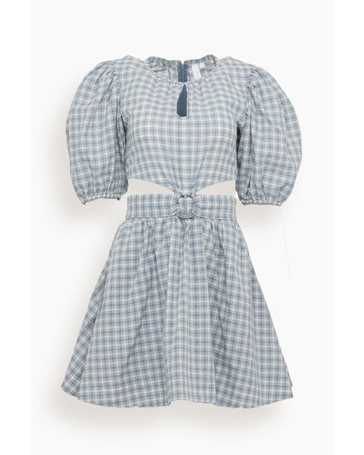 Jonathan simkhai seersucker dress cheap