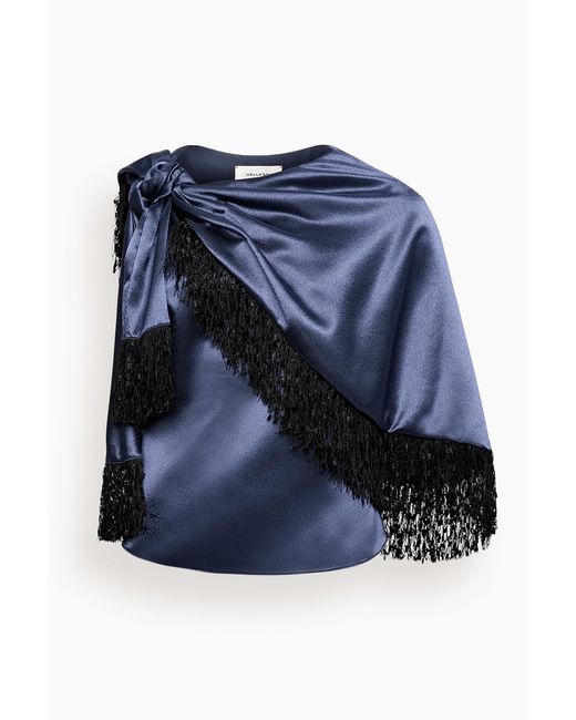 Hellessy Blue Karina Blouse