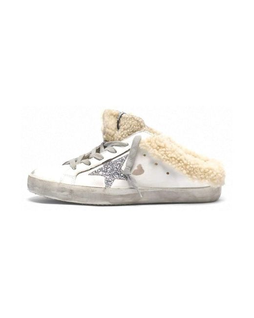 shearling mule sneakers