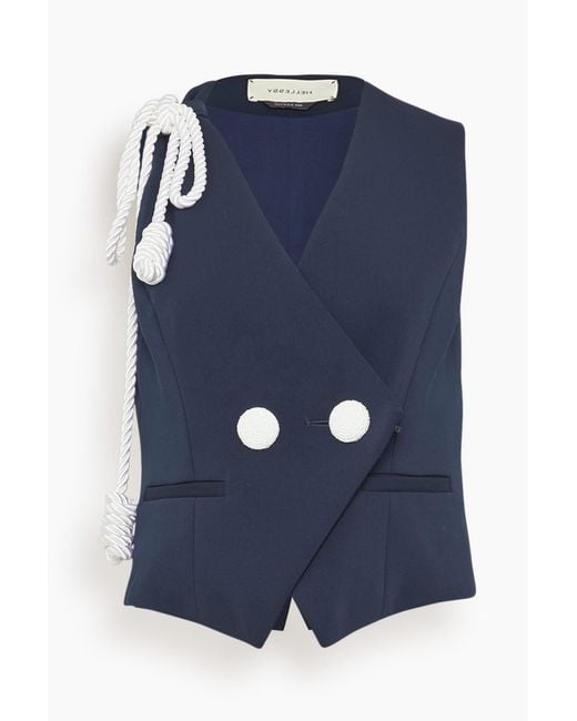 Hellessy Blue Pierre Vest