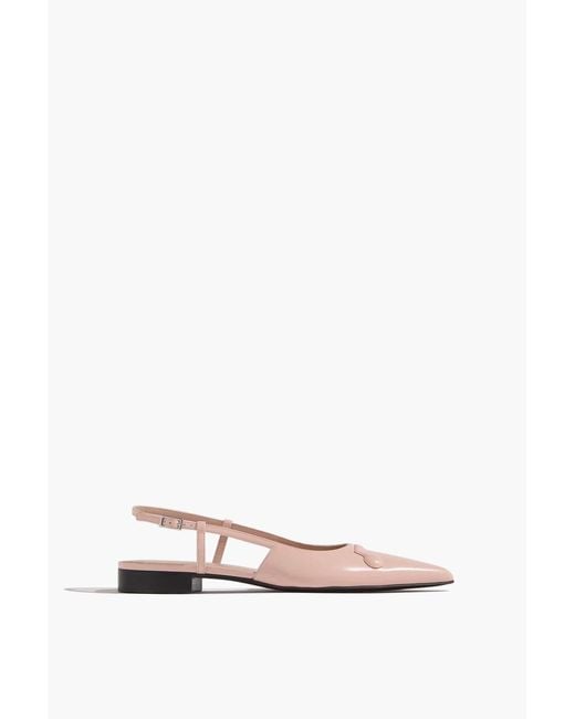 Marni Natural Trunkaroo Pointed Toe Slingback