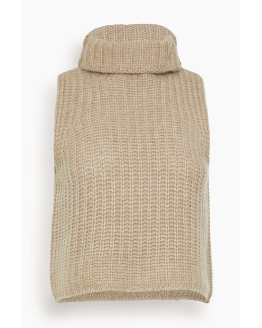 SABLYN Natural Sable Turtleneck Sweater