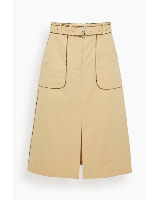 Dries Van Noten Sheraz Skirt in Natural | Lyst