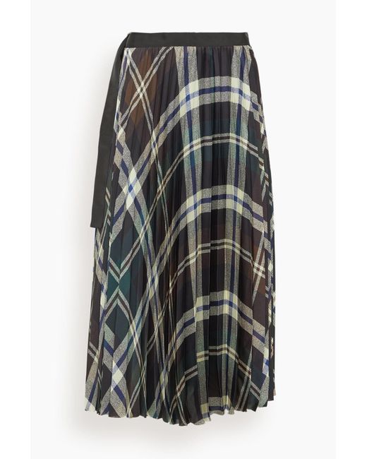 国内より1WEEK【sacai】Pattern Knit Print Skirt サカイ - sacai | Pattern Knit Print Skirt-Off White-1の通販