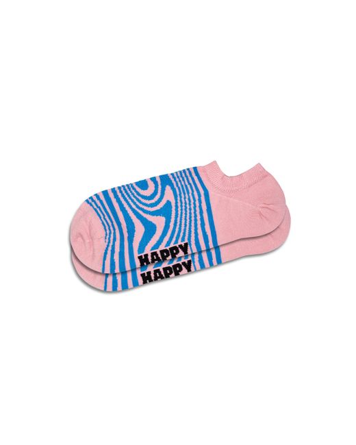 Happy Socks Blue Hellrosa Dizzy Socken ohne Aufdruck