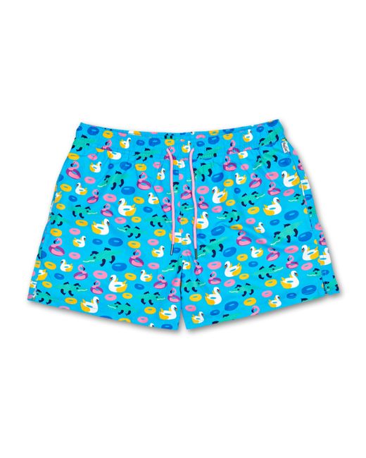 Happy Socks Pool Party Swim Shorts in Blau | Lyst DE