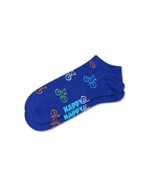 Happy Socks Blue Blaue Low-Cut Socken für Radfahrer