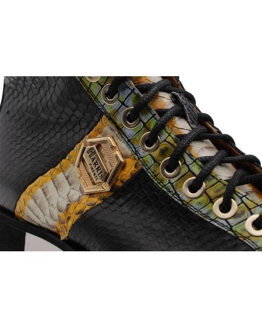 Harris Shoes 1913 Black Limited Edition Python Ankle Boot for men