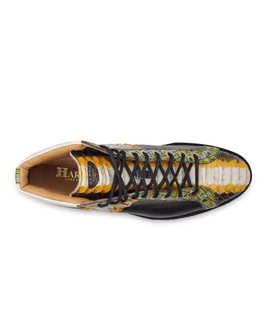 Harris Shoes 1913 Black Limited Edition Python Ankle Boot for men