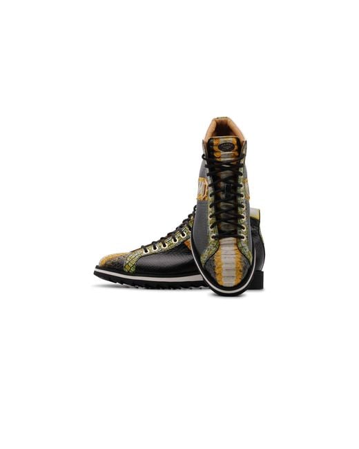 Harris Shoes 1913 Black Limited Edition Python Ankle Boot for men