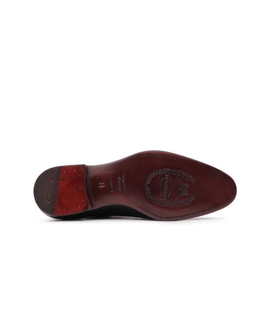 Harris Shoes 1913 Black Crocodrillo Stringed for men
