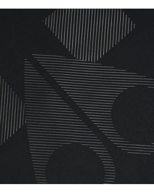 Moose Knuckles Black Rubberised Logo T-Shirt for men