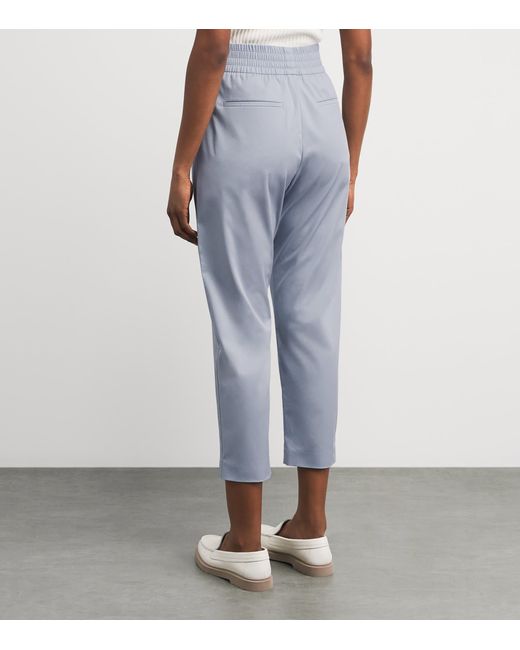 Eleventy Blue Cropped Trousers
