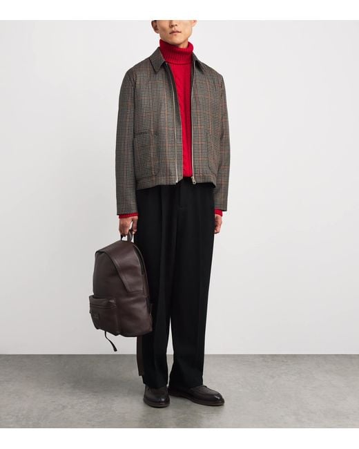 Polo Ralph Lauren Red Wool-Cashmere Rollneck Sweater for men