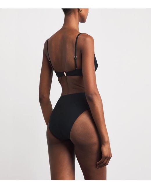Zimmermann Black Open-Back Mahon Swimsuit