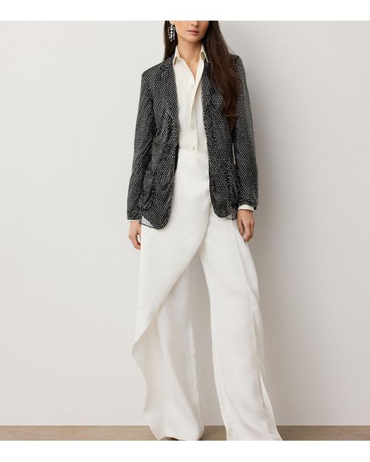 Ralph Lauren Black Embellished Brynn Jacket