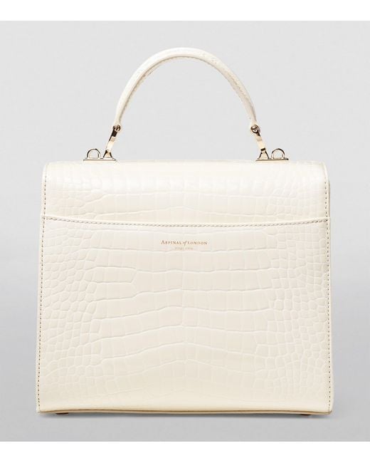 Aspinal White Mayfair Bag