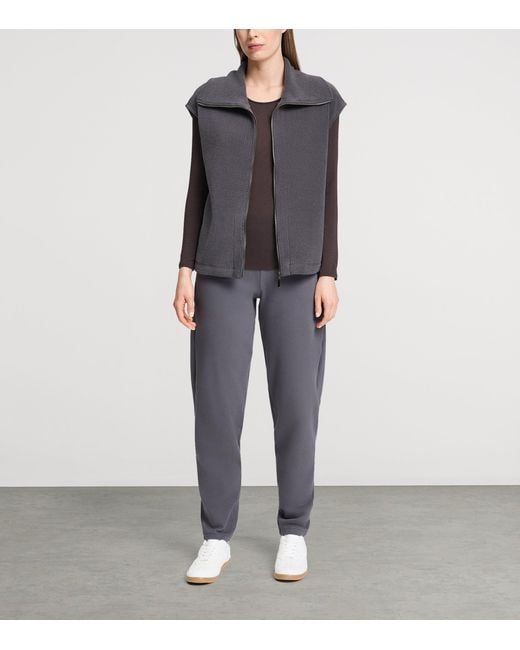 Hanro Gray Fleece Gilet