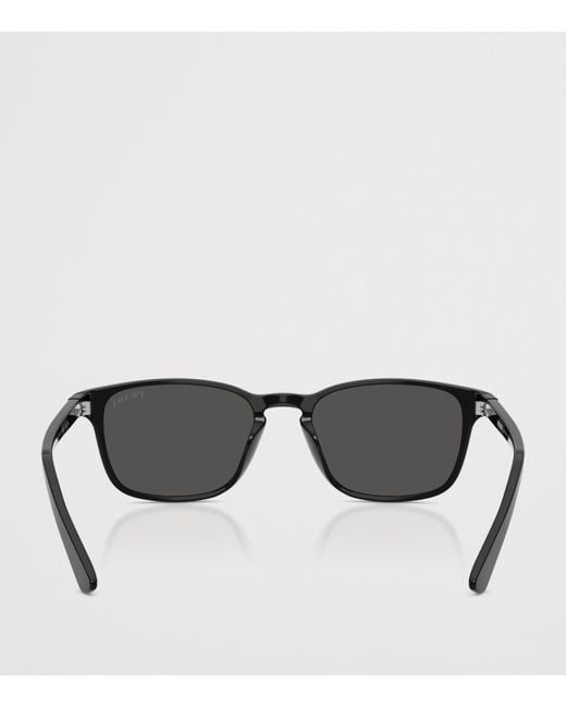 Prada Black Acetate Pillow Sunglasses for men