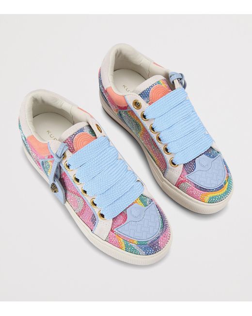 Kurt Geiger Pink Southbank Tag Sneakers