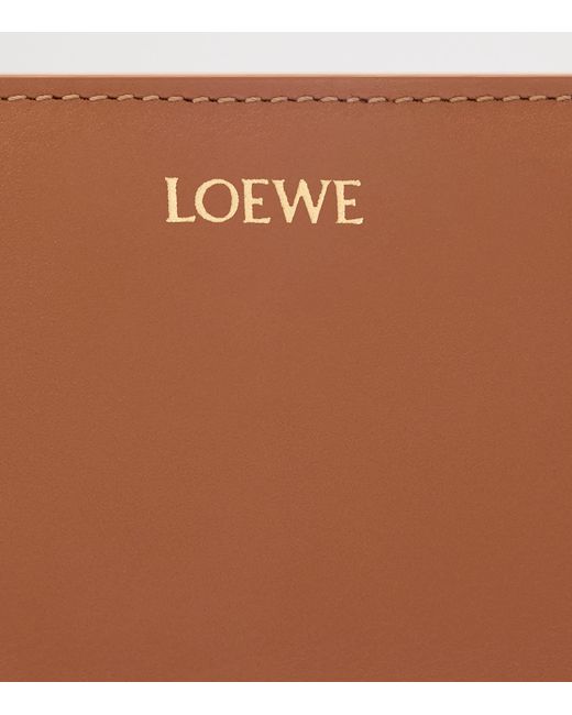 Loewe Brown Leather Knot Wallet
