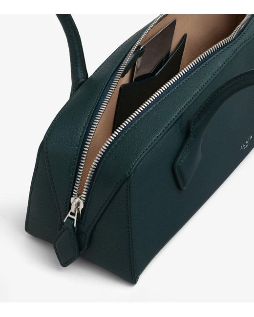 Alaïa Green Medium Leather Le Teckel Shoulder Bag