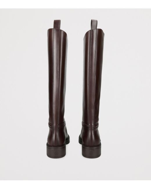 Stuart Weitzman Brown Leather Celia Riding Boots