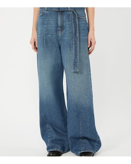 Weekend by Maxmara Blue Wide-Leg Jeans