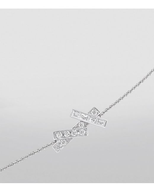 Graff White And Diamond Threads Bracelet