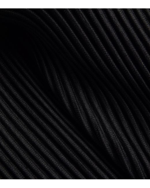 Homme Plissé Issey Miyake Black Pleated Long-Sleeved Top for men