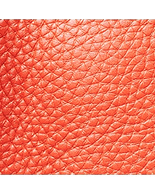 Aspinal Red Medium Leather London Tote Bag