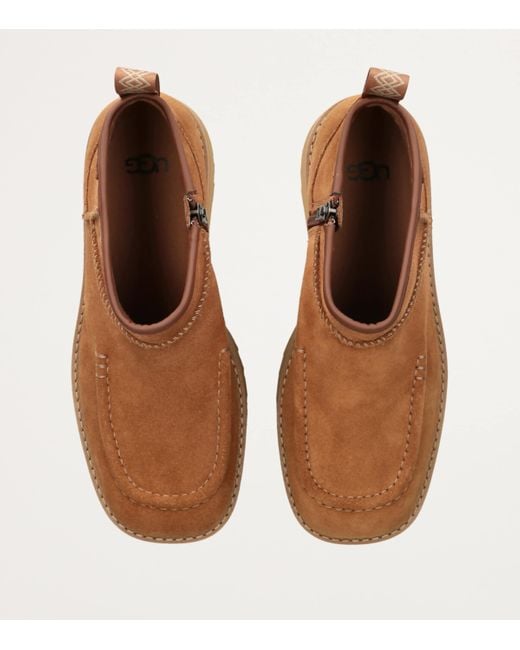 Ugg Brown Suede Cityfunc Ultra Mini Boots 60