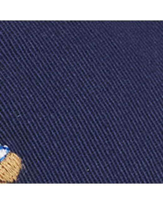 Polo Ralph Lauren Blue Cotton Polo Bear Baseball Cap for men