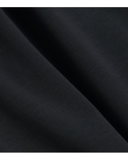 On Shoes Black Cott-Blend Focus T-Shirt for men