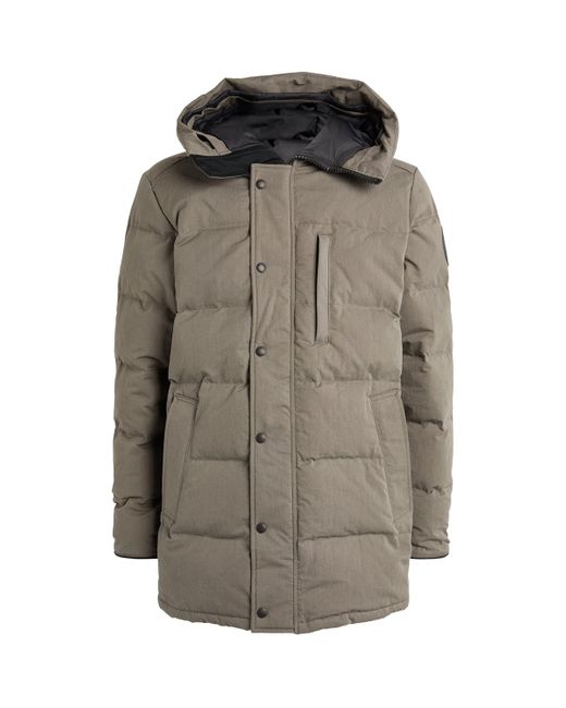 Canada Goose Gray Padded Carson Parka Jacket for men