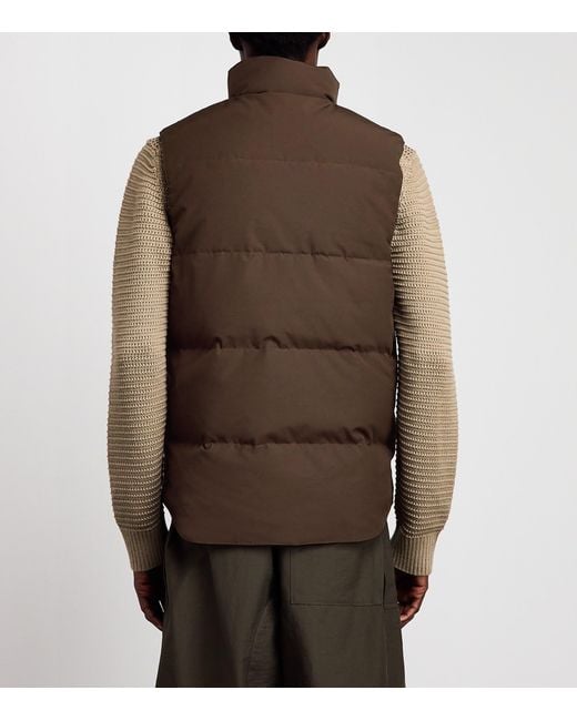 Canada Goose Brown Garson Puffer Gilet for men