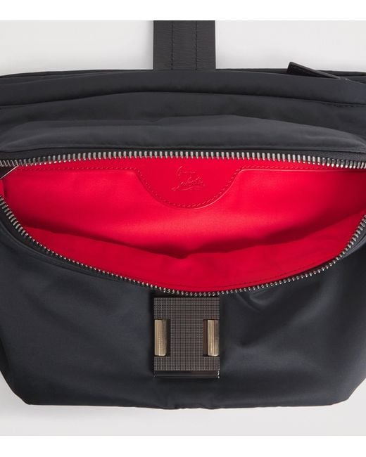 Christian Louboutin Black Nox Belt Bag for men