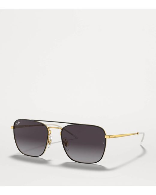Ray-Ban Gray Square Sunglasses for men