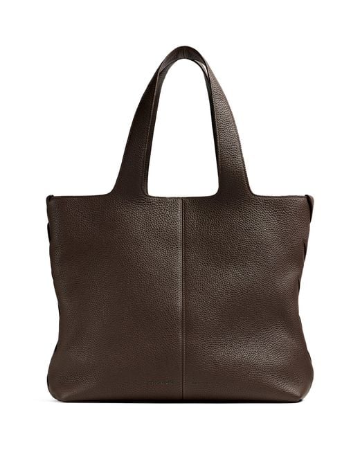 Bottega Veneta Brown Large Leather Diago Tote Bag for men